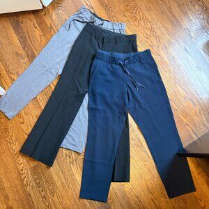 Lululemon On the FLy Pants size 6 (#2) AND Banana Republic Martin Fit 4p (#1)